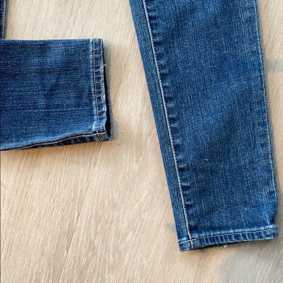 AG Stevie Ankle Slim Straight Distressed Jeans Stretch Medium Wash Blue 26 - Picture 9 of 13